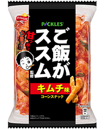 ご飯がススムキムチ味コーンスナック